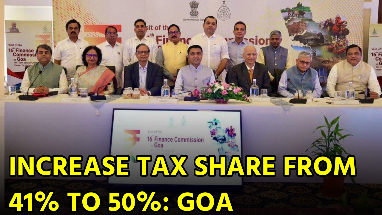 Goa Requests Rs 37000 Cr from 16th Finance Commission || Goa365 TV