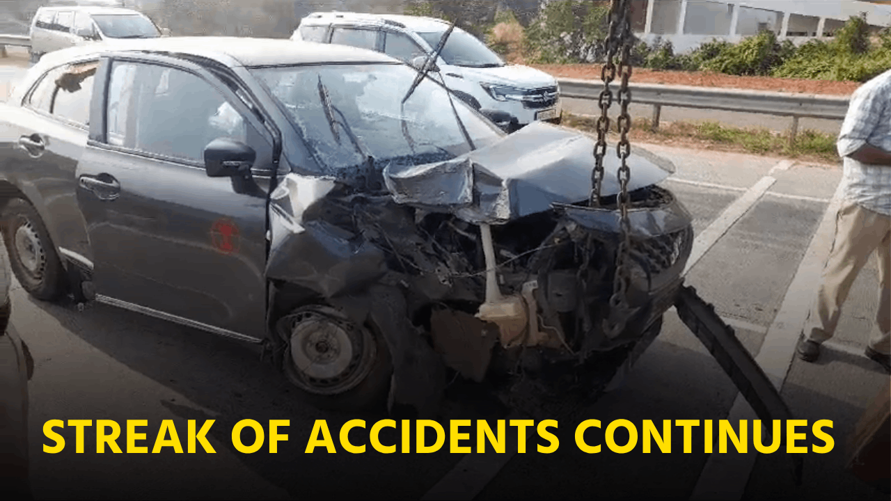 3 Accidents In 3 Days Along NH66 Near Agacaim; Alarming Trend of Goan Roads 