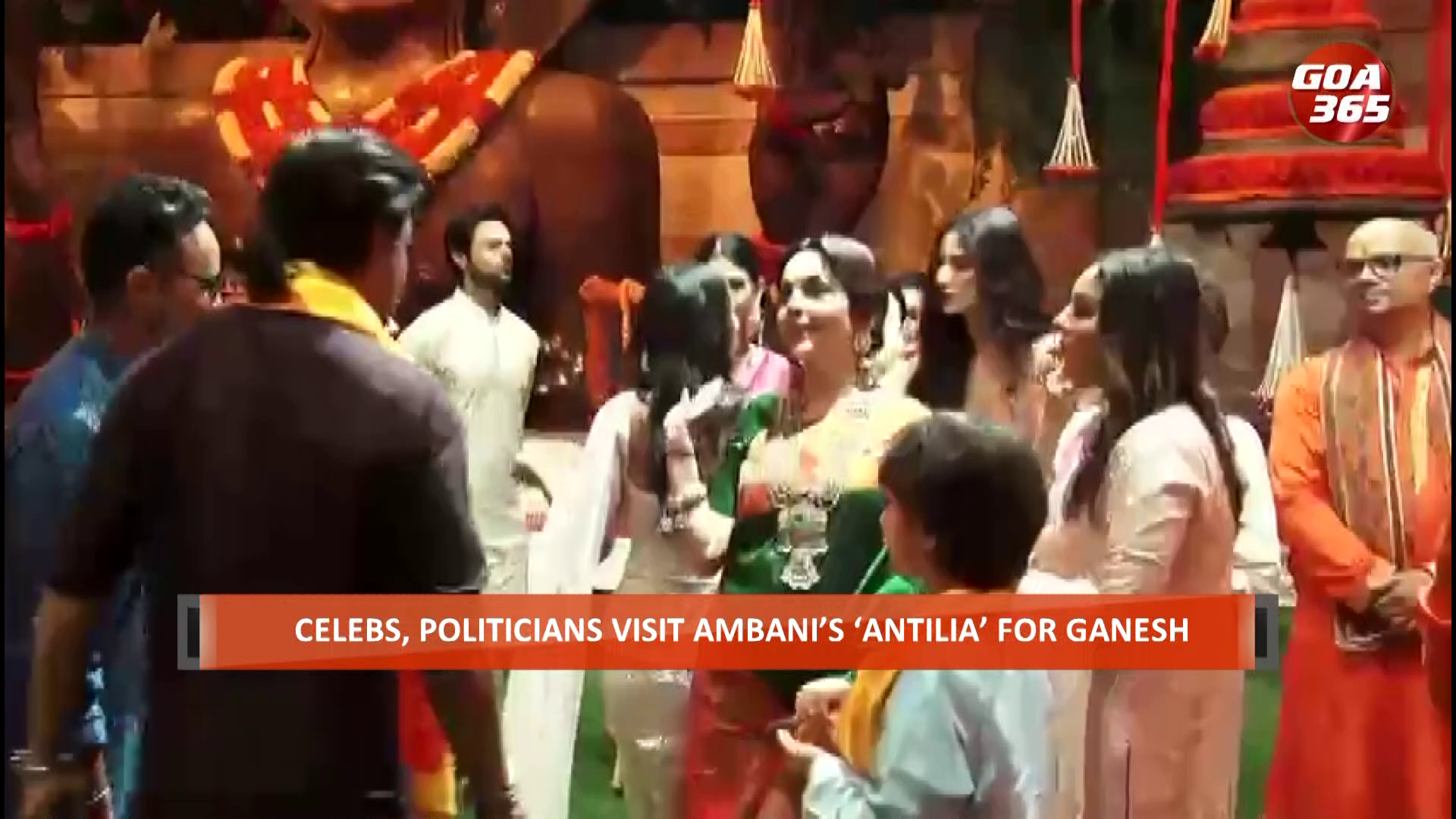 Star-studded Ambani Ganesh Chaturthi WATCH || ENGLISH || GOA365 