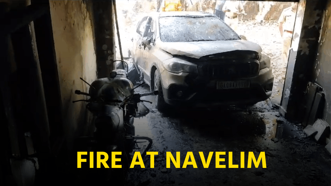 Car and Bike Gutted in Navelim Fire || ENGLISH || GOA365