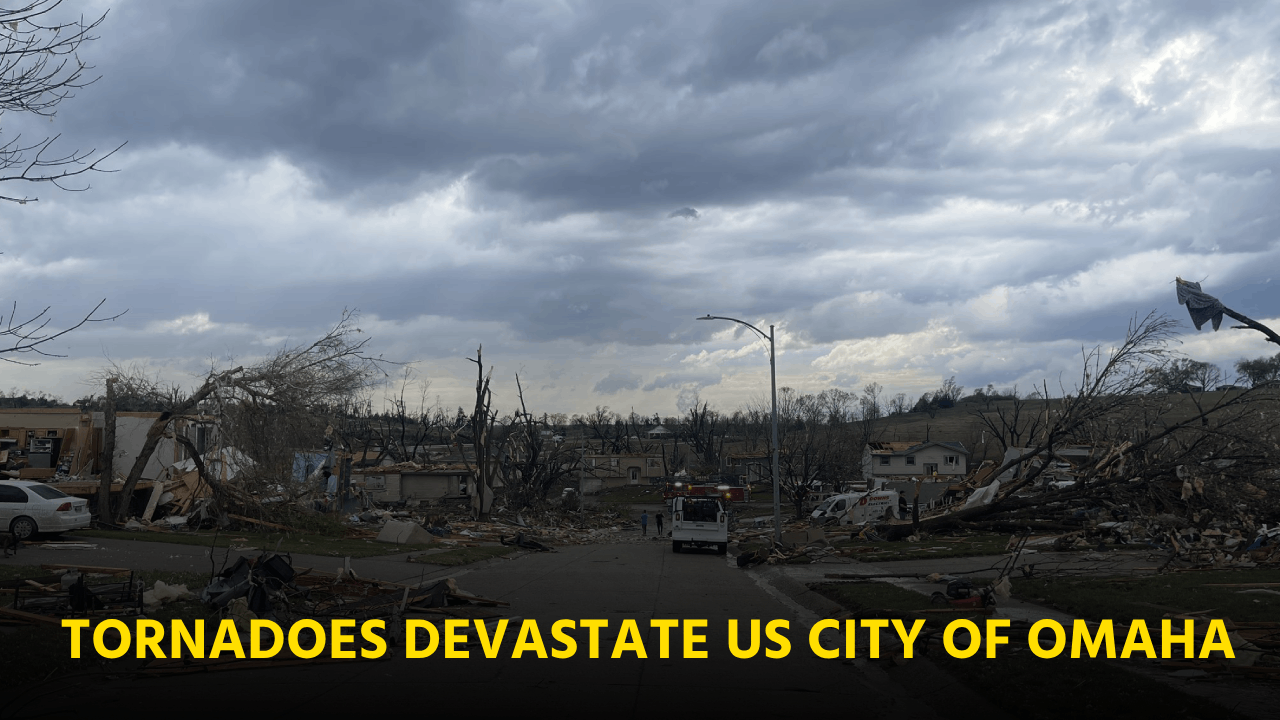 Series of Tornadoes Ravage US State of Nebraska’s Omaha City || Goa365 TV