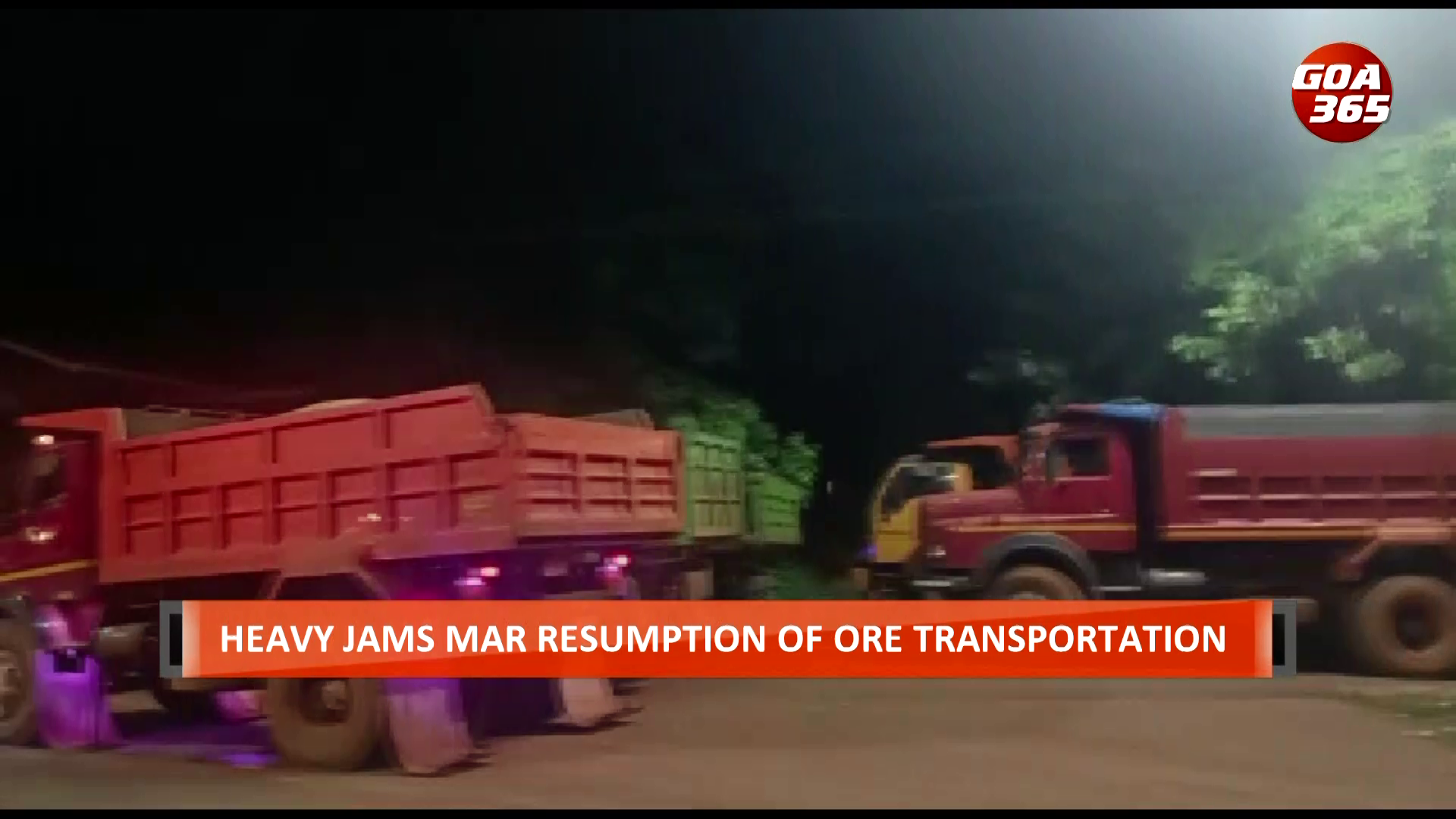 Resumption of ore transporting brings back nightmarish traffic jams to Sanvordem  
