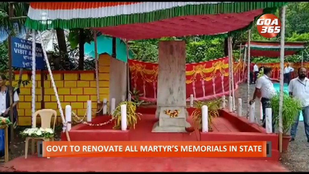 GOVT TO RENOVATE  ALL MARTYR’S MEMORIALS IN STATE 