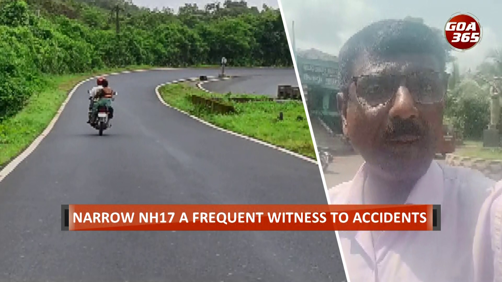 Man killed after monkey comes under his wheels along NH 17 || ENGLISH || GOA365