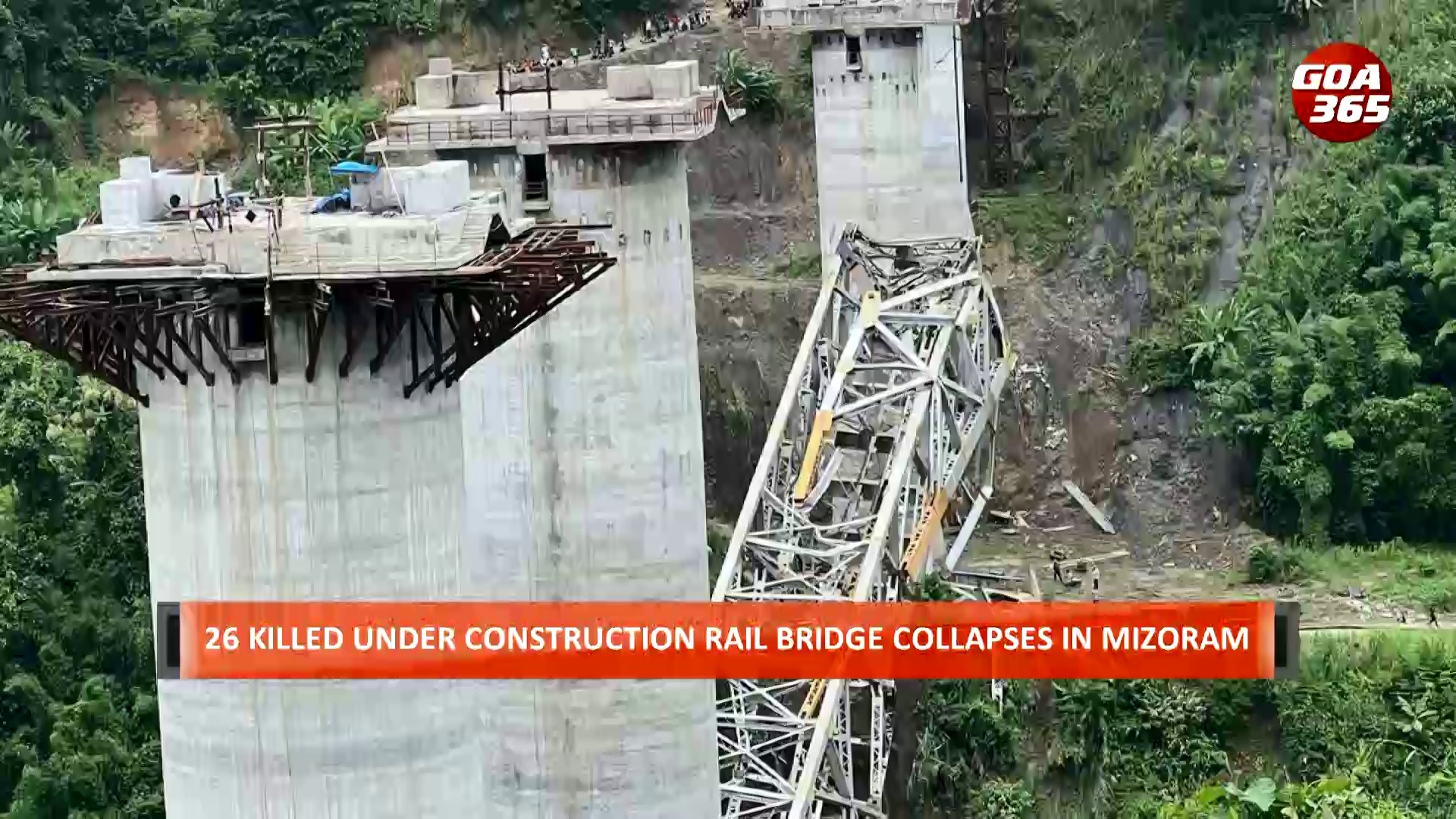 MIZORAM: At least 26 killed in railway bridge collapse  