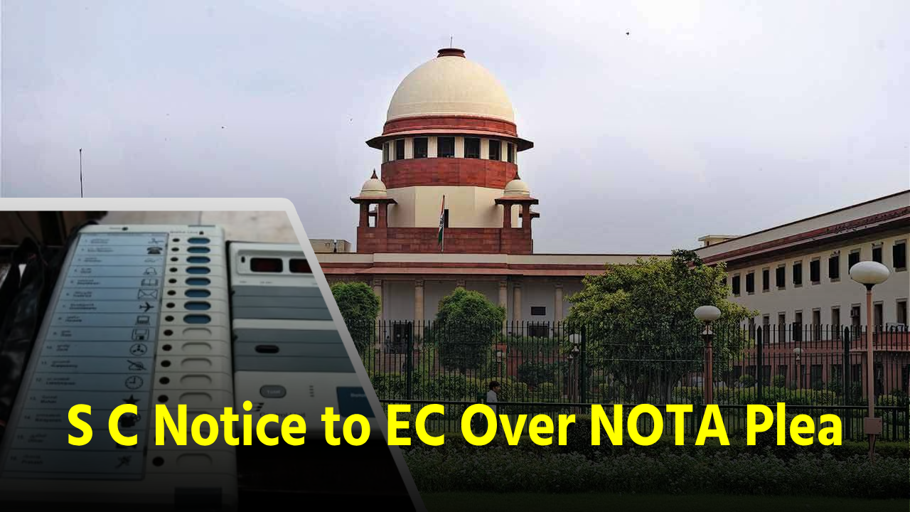 SC Issues Notice to EC over NOTA Plea for Fresh Elections || GOA365 TV