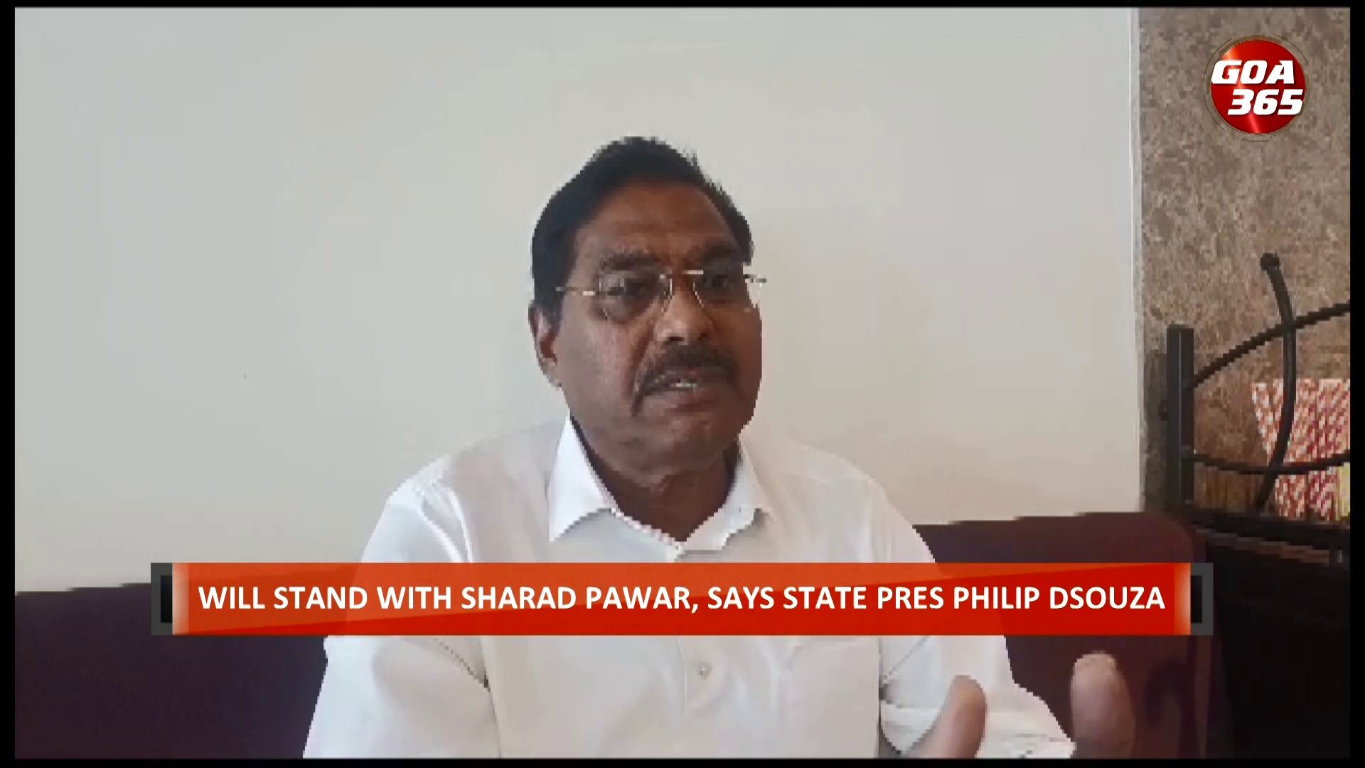 NCP Crisis: Will stand in support of SharadPawar, says State president Philip D’Souza  