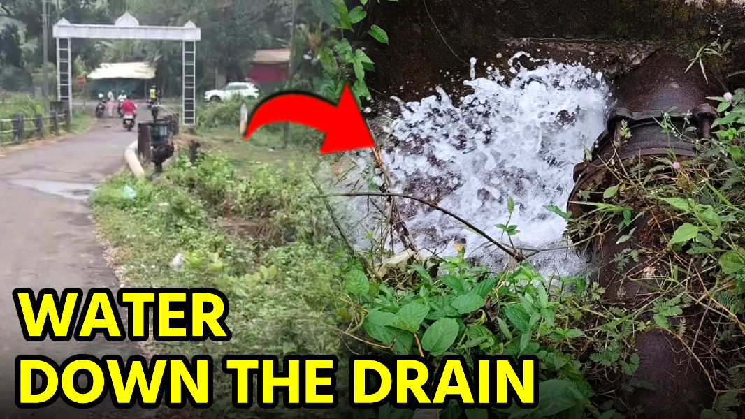 Water Pours Away in Cuncolim While Goa Faces a Rain Deficit||GOA365 TV