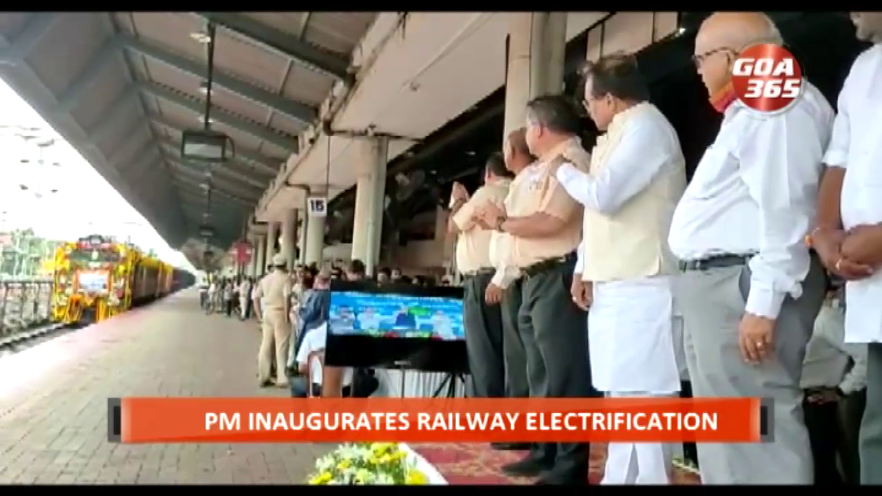 PM INAUGURATES RAILWAY ELECTRIFICATION