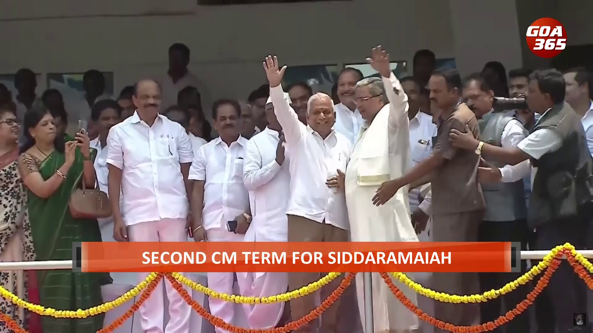 Karnataka CM, Dy CM sworn-in in a show of power event at Bengaluru || ENGLISH || GOA365
