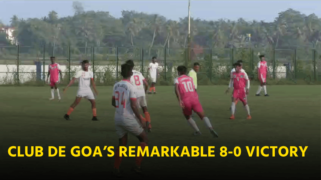 SPORTS: Sporting Club de Goa's Resounding 8-0 Victory Against Young Boy of Tonca  