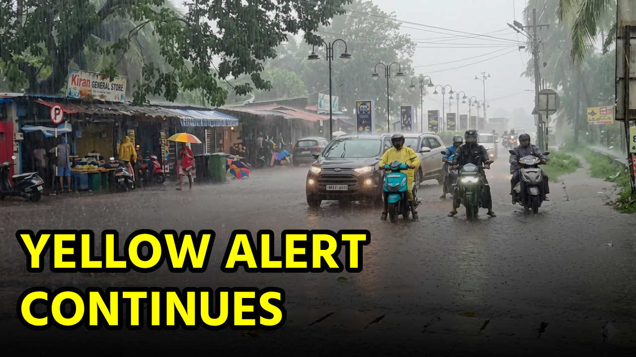 Monsoon Tightens Grip as Goa Braces for Wet and Windy Weekend||GOA365 TV