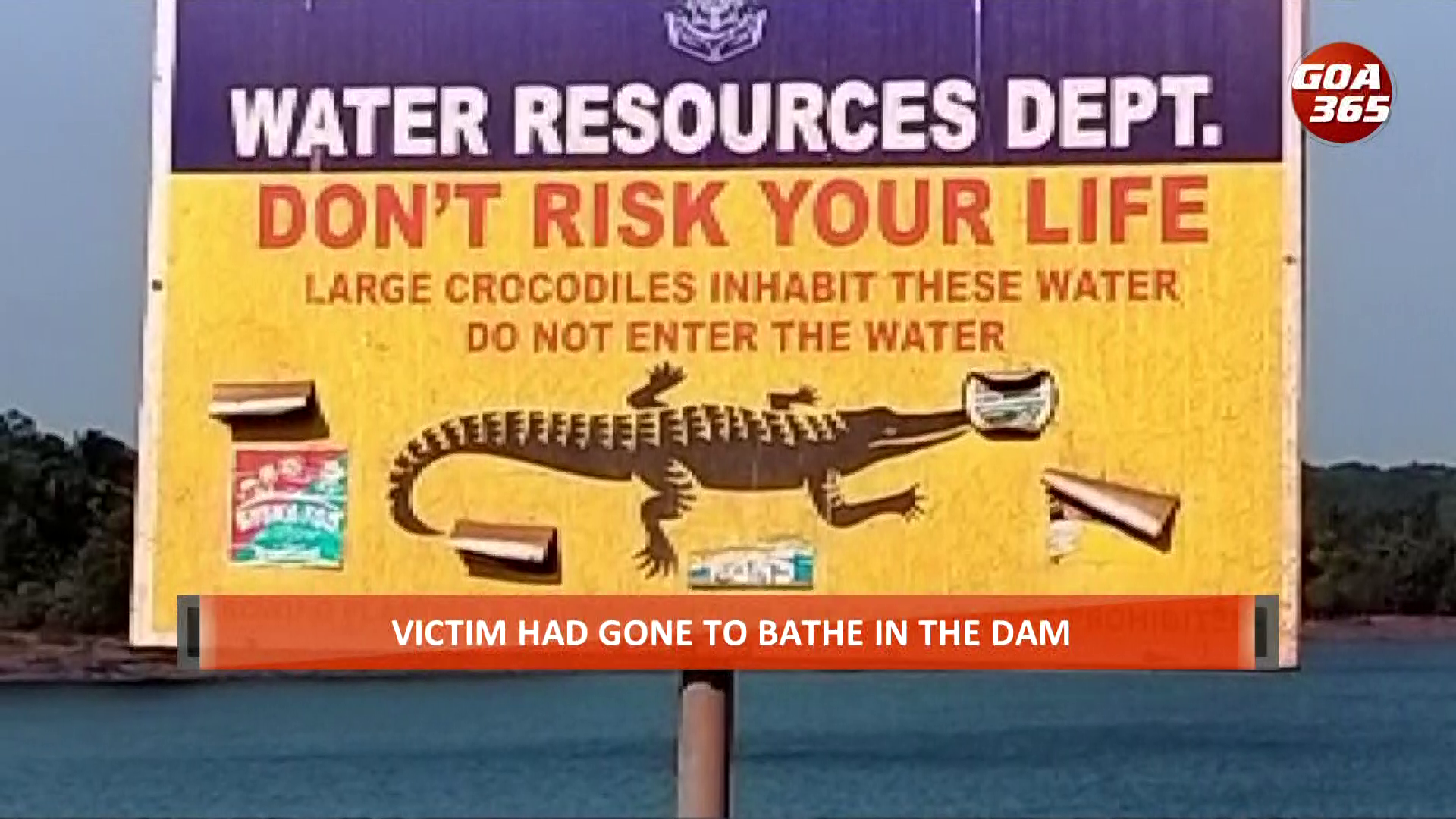 Woman killed in crocodile attack at Amthane Dam || ENGLISH || GOA365 
