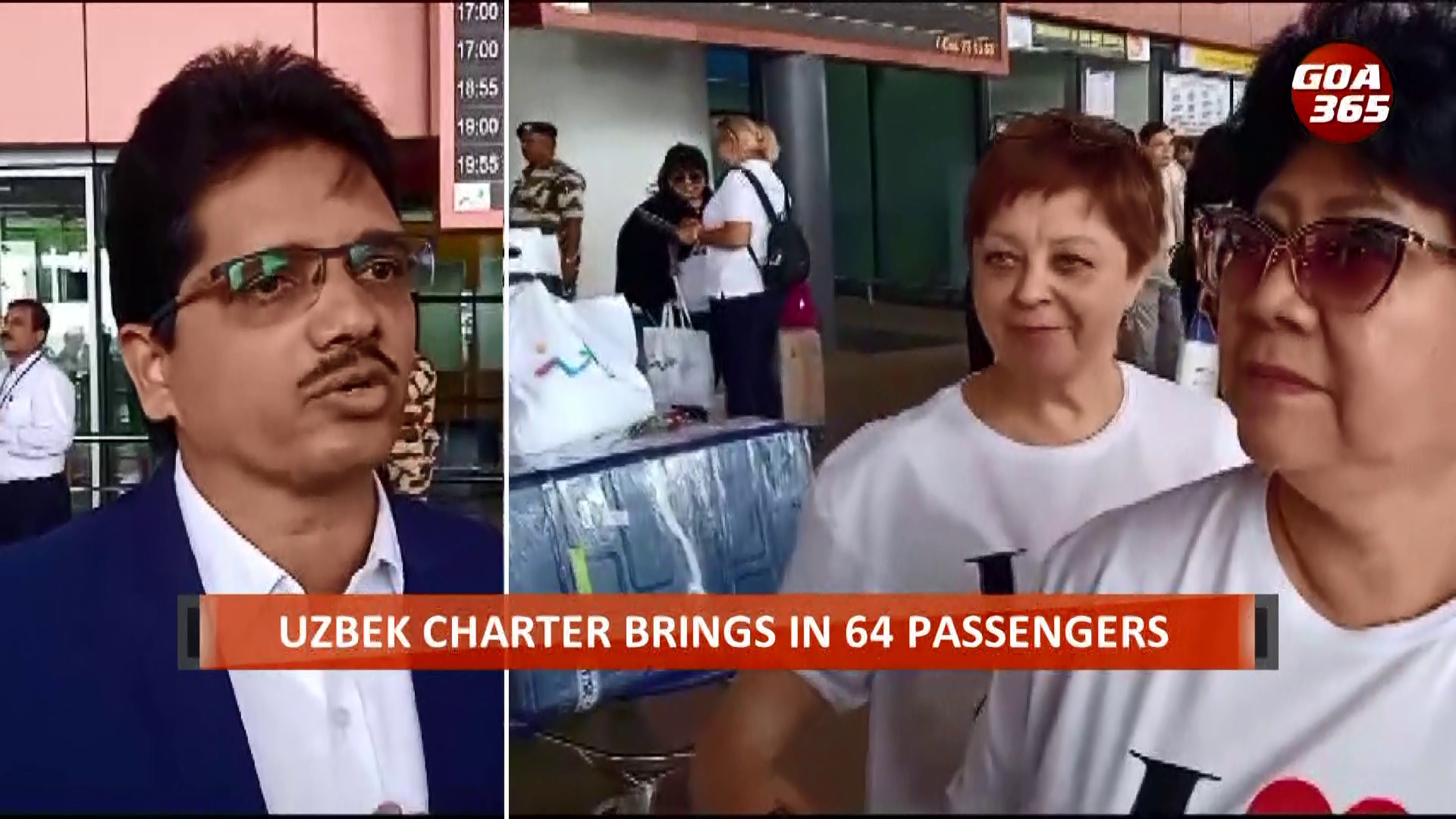 First-Ever Charter Flight from Uzbekistan Lands in Goa  